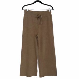 Abercrombie & Fitch Cropped Wide Leg Sweater Pants